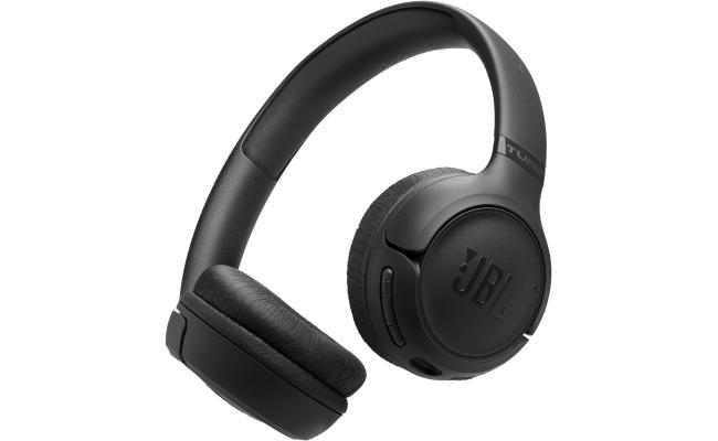 JBL Tune 530 BT Wireless On-Ear Headphones with JBL Pure Bass Sound, Bluetooth 6.0, Foldable Design and 76-Hour Battery Life, Google Fast Pair/Microsoft Swift Pair, Black